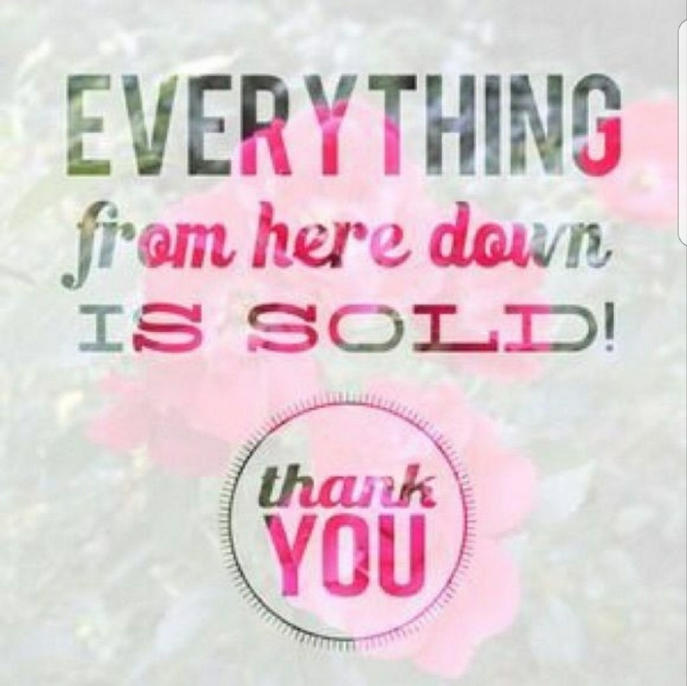 Sold items